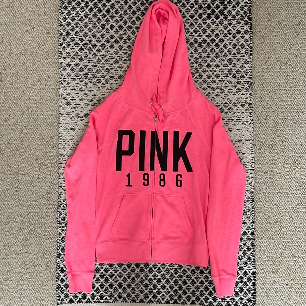 PINK Zip up hoodie